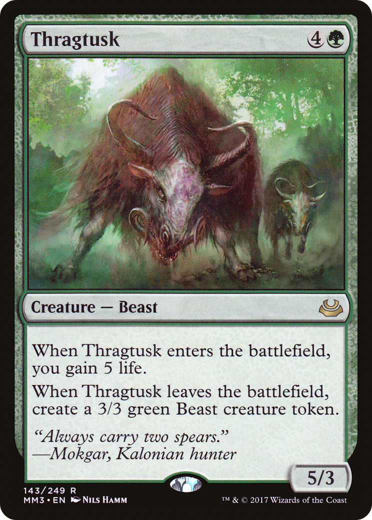 Thragtusk (MM3-143) - Modern Masters 2017
