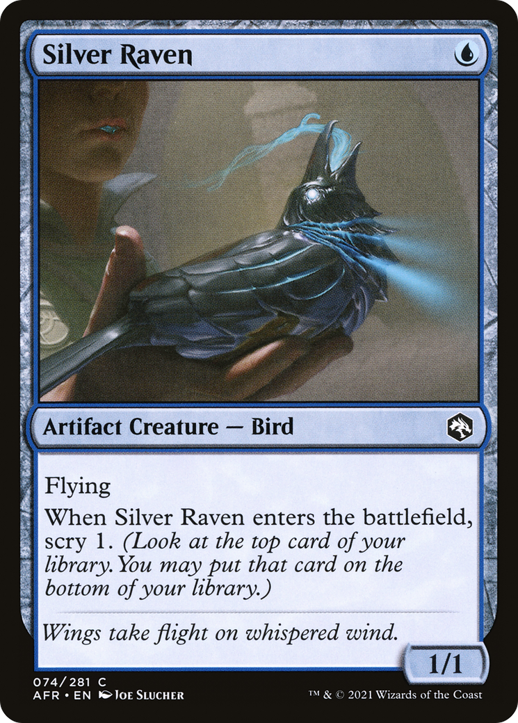Silver Raven (AFR-074) - Adventures in the Forgotten Realms Foil