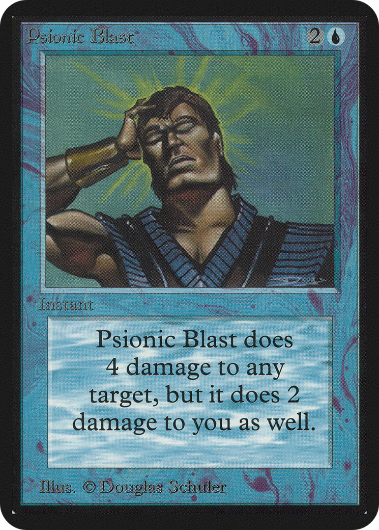 Psionic Blast (LEA-074) - Édition Alpha limitée