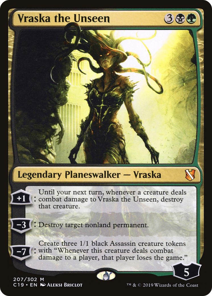 Vraska l'Invisible (C19-207) - Commandant 2019