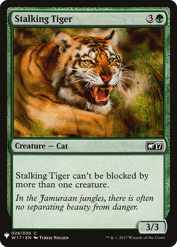 Stalking Tiger (LIST-W17-28) - The List