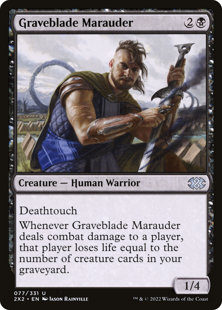 Graveblade Marauder (2X2-077) - Double Masters 2022