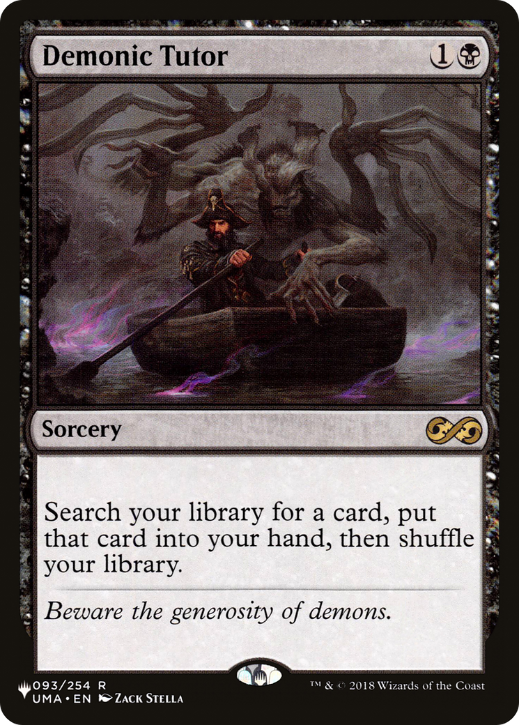 Demonic Tutor (UMA) (LIST-093/254) - The List