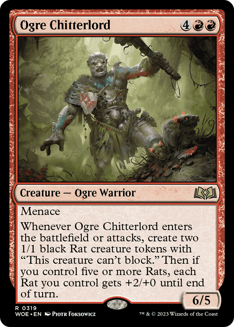 Ogre Chitterlord (WOE-319) - Les Terres Sauvages d'Eldraine