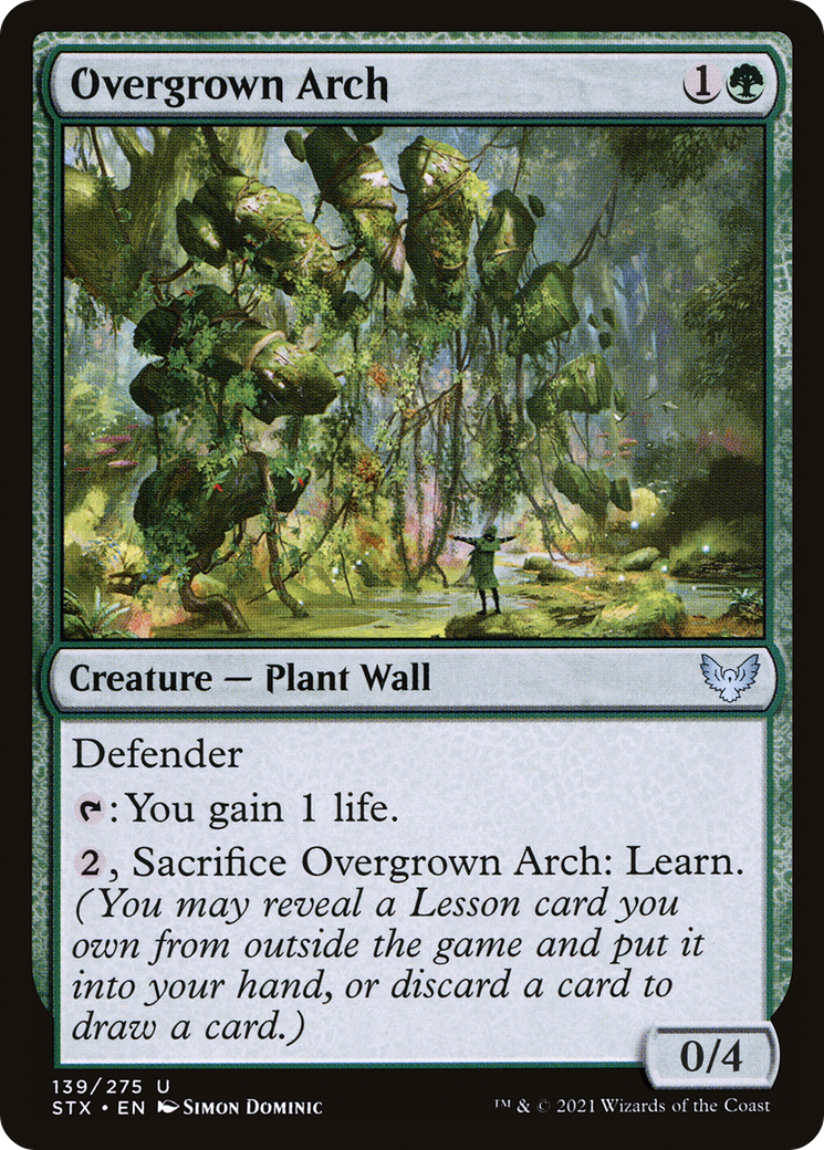 Overgrown Arch (STX-139) - Strixhaven: School of Mages Foil