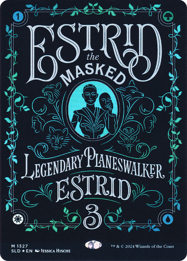 Estrid, the Masked // Estrid, the Masked (SLD-1327) - Secret Lair Drop (Borderless) Foil