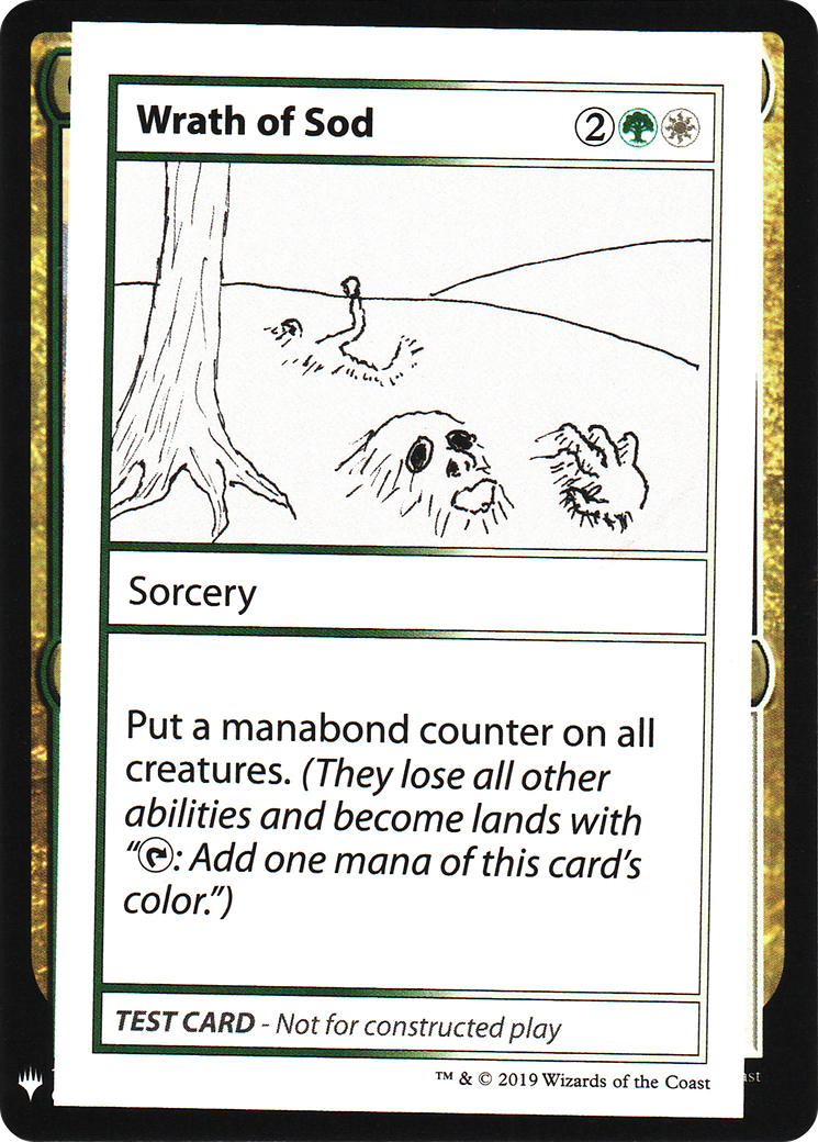 Wrath of Sod (CMB1-) - Mystery Booster Playtest Cards 2019
