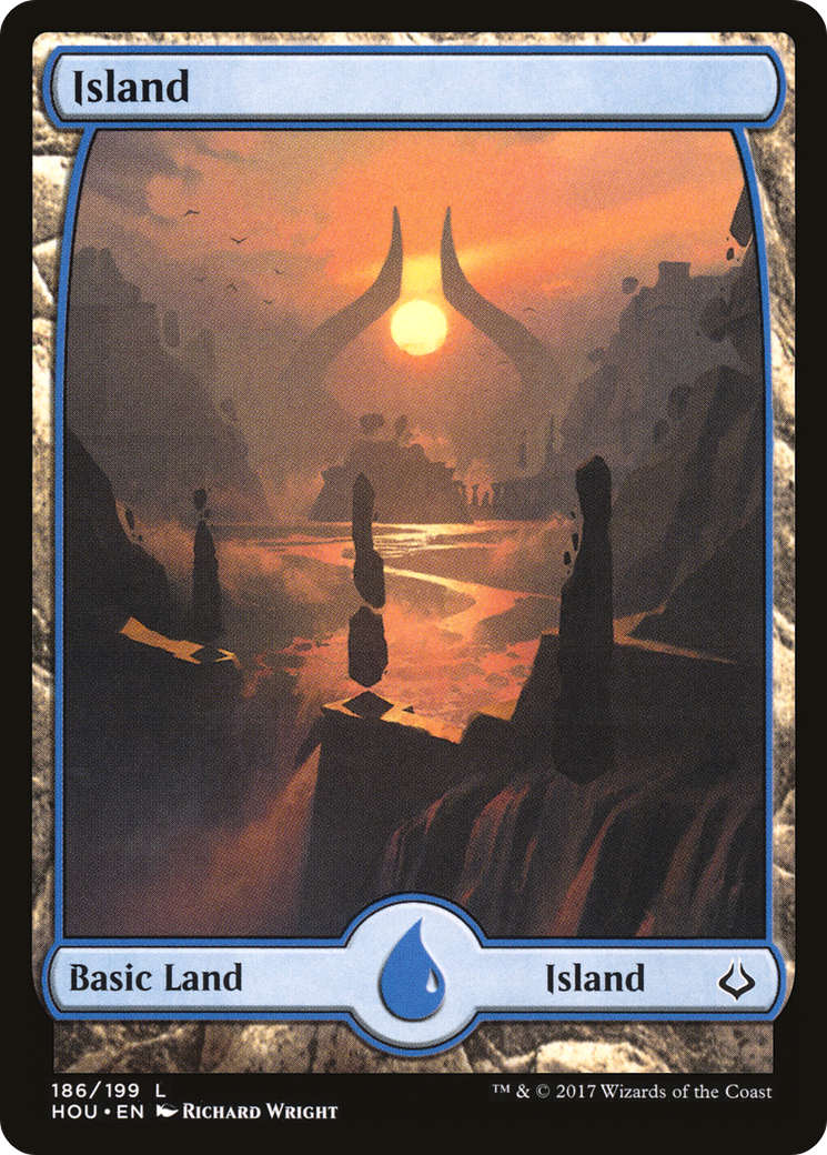 Island (186) - Full Art (HOU-186) - Hour of Devastation