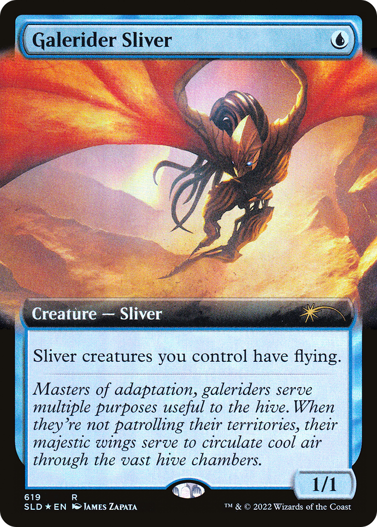 Galerider Sliver (Extended Art) (SLD-619) - Secret Lair Drop: (Extended Art) Foil
