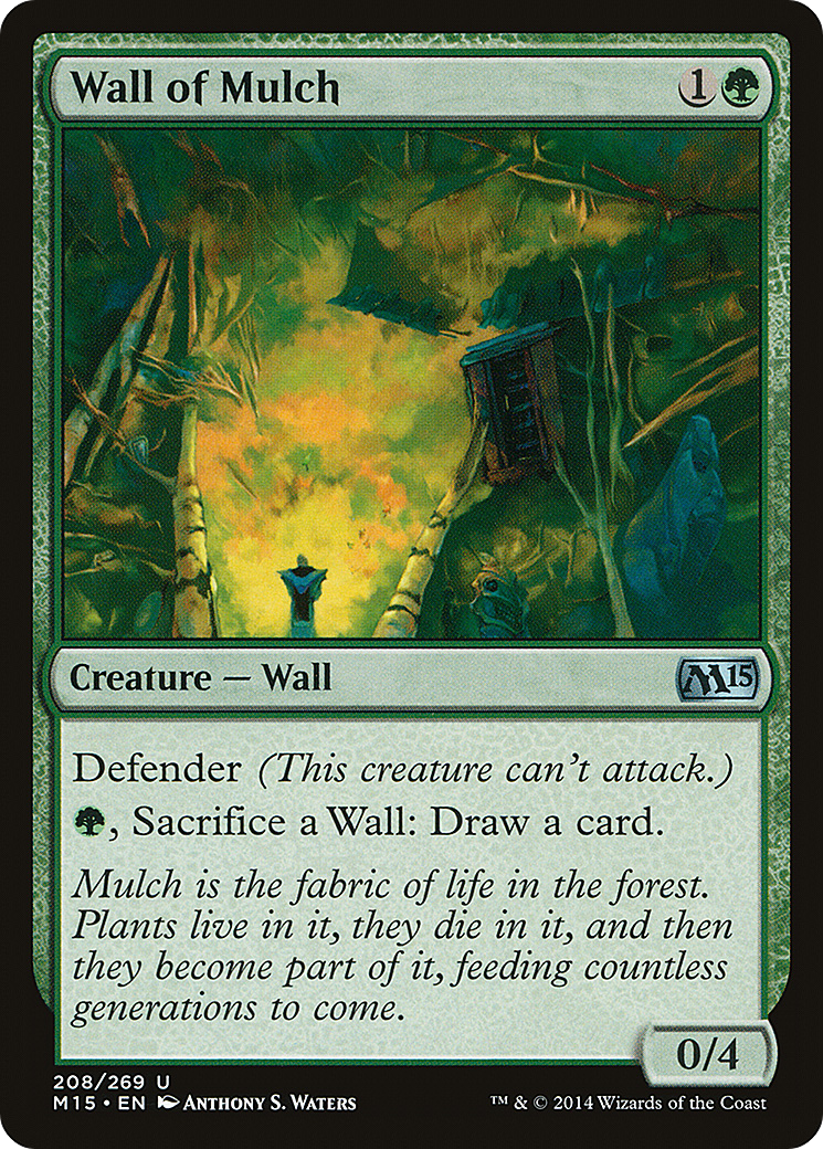 Wall of Mulch (M15-208) - Magic 2015 Foil