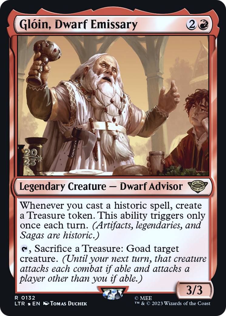Gloin, Dwarf Emissary (PRE-132) - Tales of Middle-earth Promos Foil
