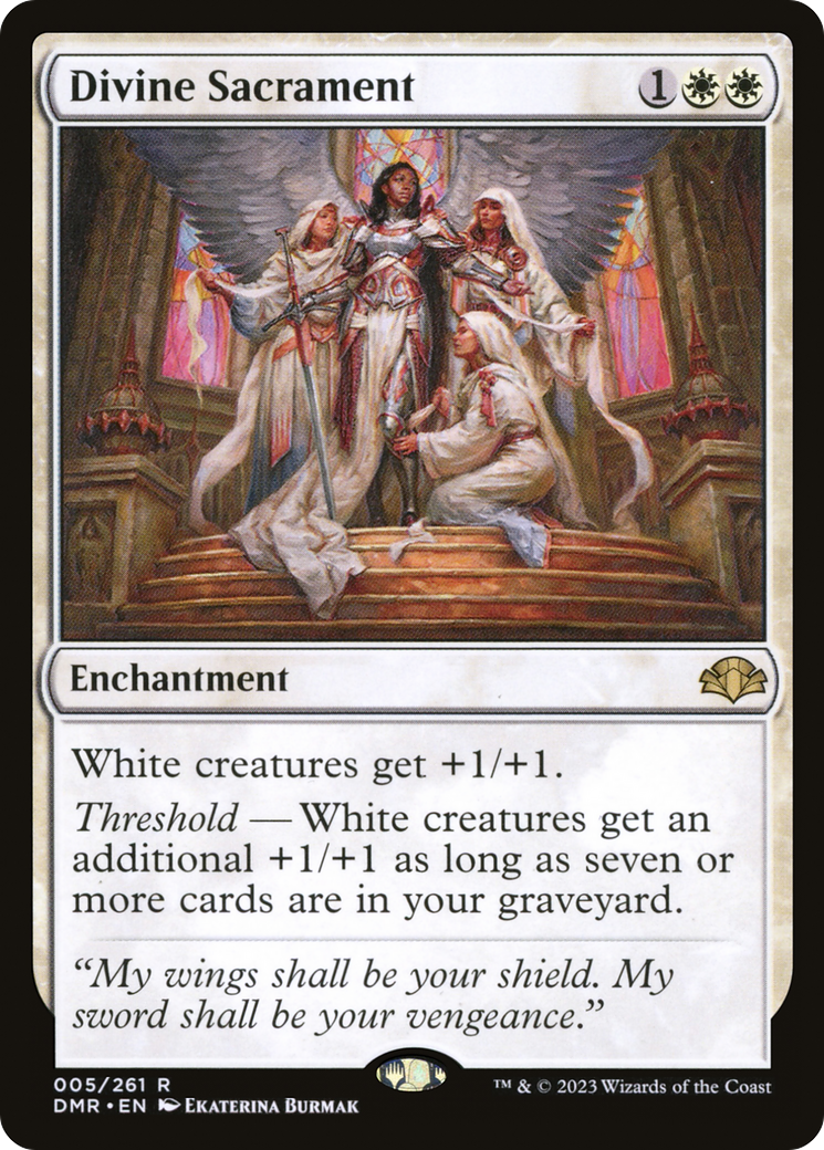 Divine Sacrament (DMR-005) - Dominaria Remastered Foil