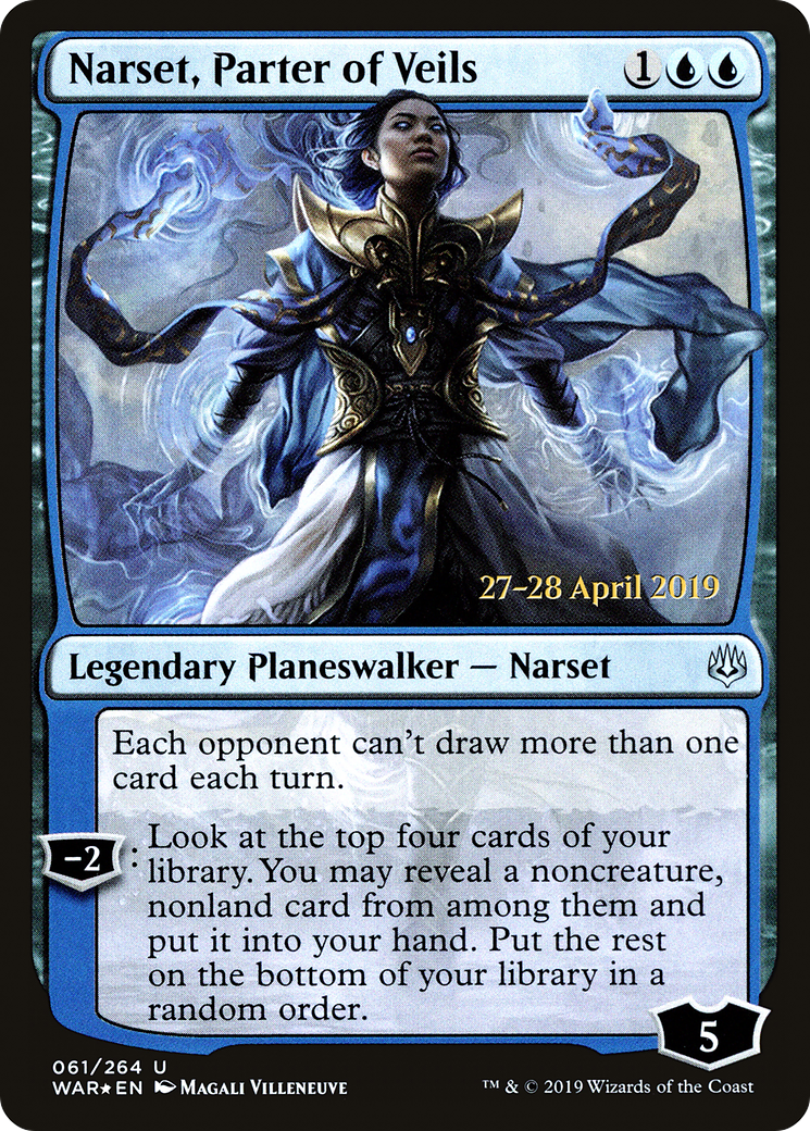 Narset, Parter of Veils (PRE-61S) - War of the Spark Promos Foil
