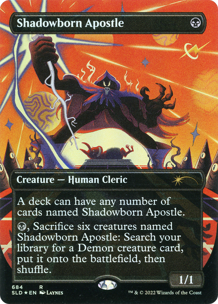 Shadowborn Apostle (684) (SLD-684) - Secret Lair Drop (Borderless) Foil