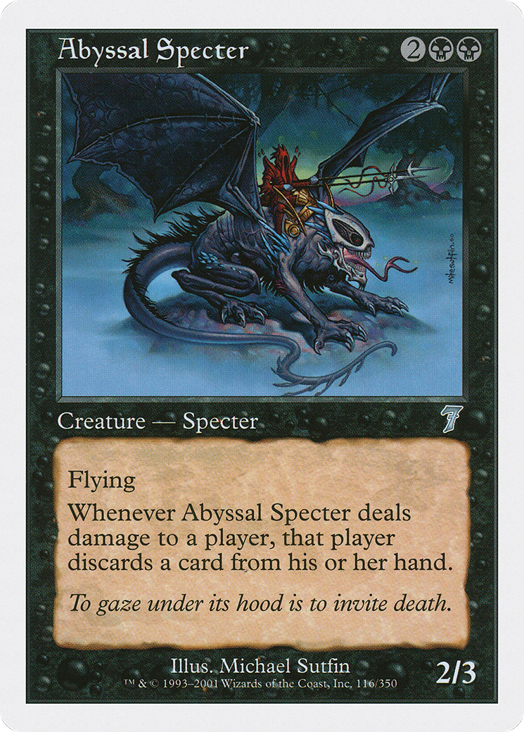 Spectre abyssal (7ED-116) - Septième édition