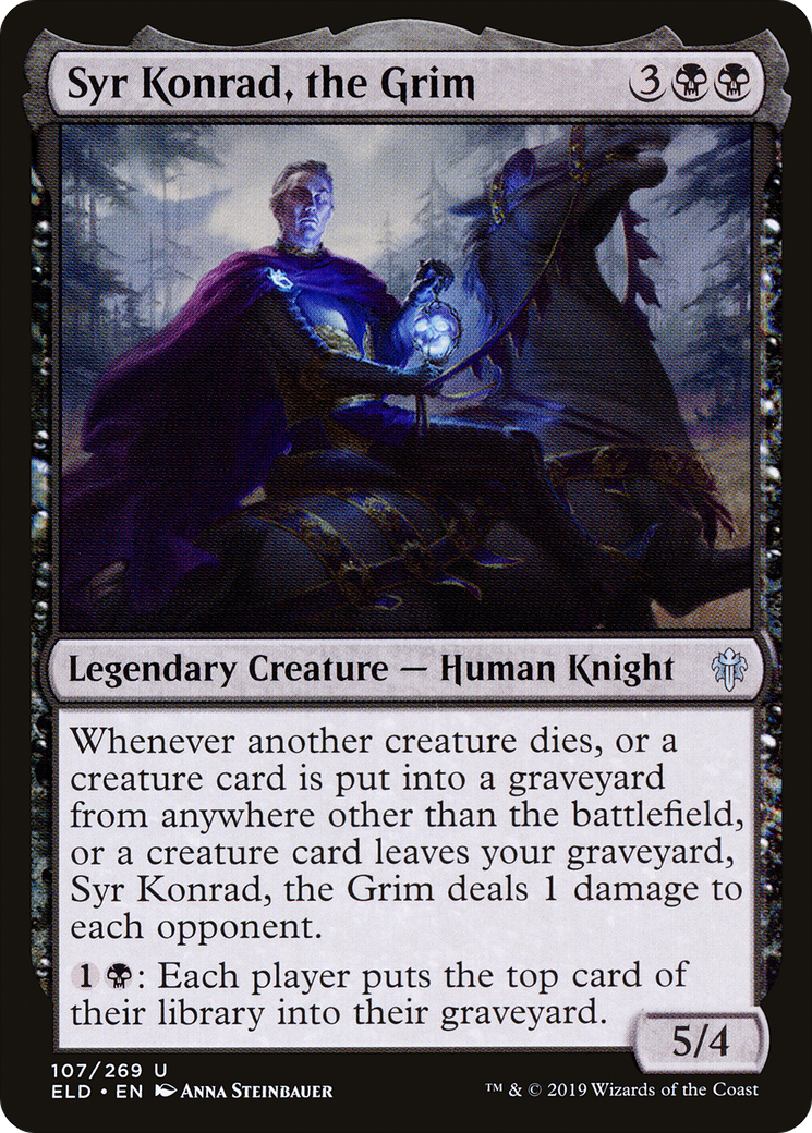 Syr Konrad, the Grim (ELD-107) - Throne of Eldraine Foil
