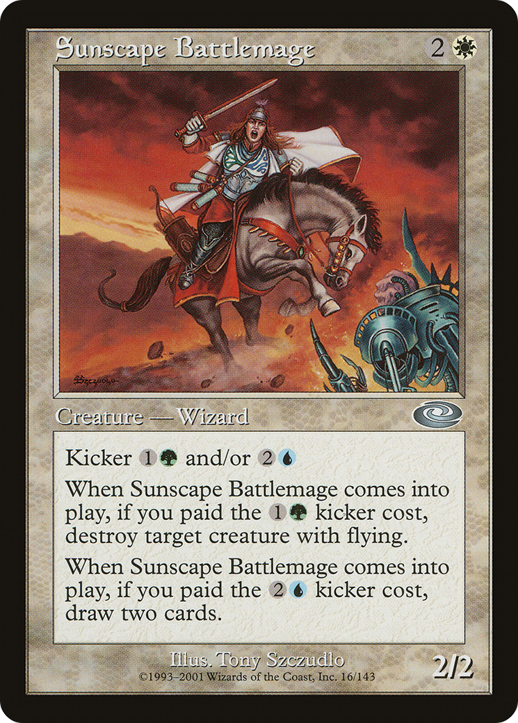Mage de bataille de Sunscape (PLS-016) - Planeshift Foil