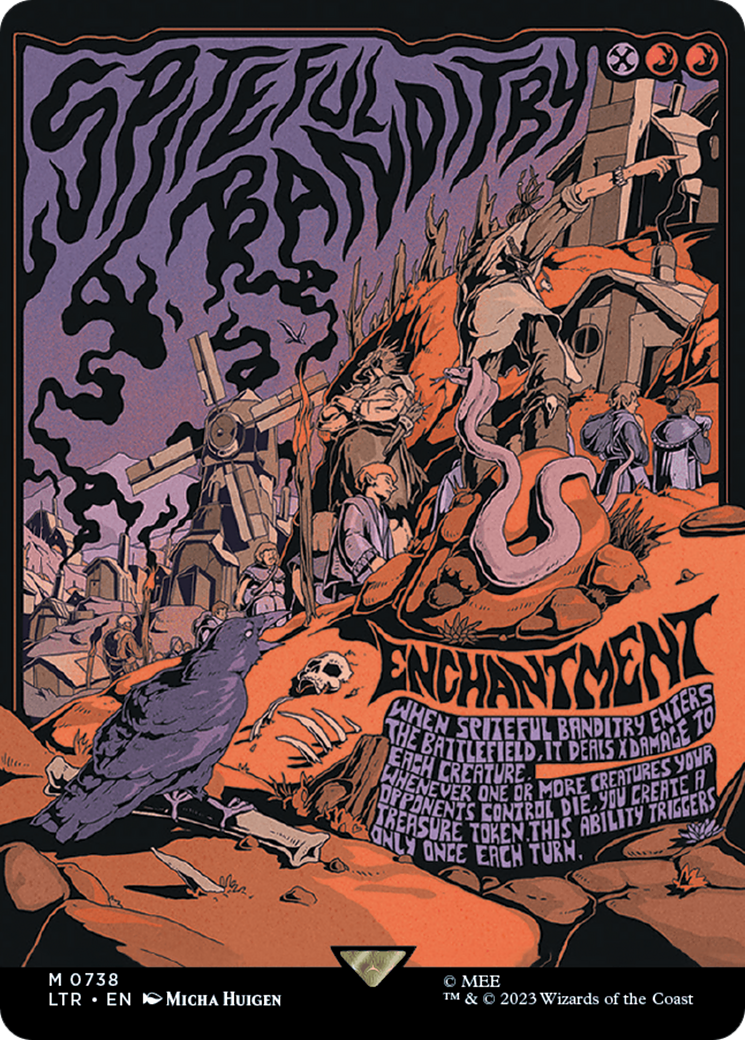 Spiteful Banditry (Borderless Poster) (LTR-738) - The Lord of the Rings: Tales of Middle-earth (Borderless)