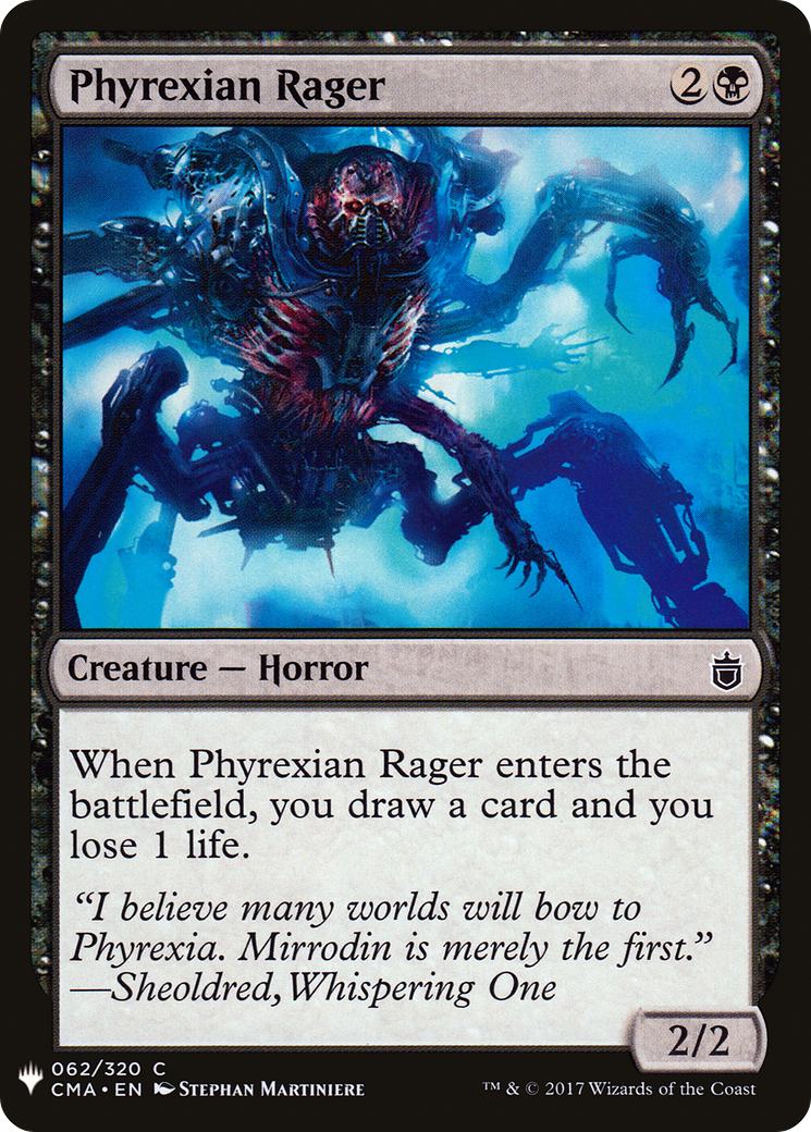 Phyrexian Rager (LIST-CMA-62) - The List