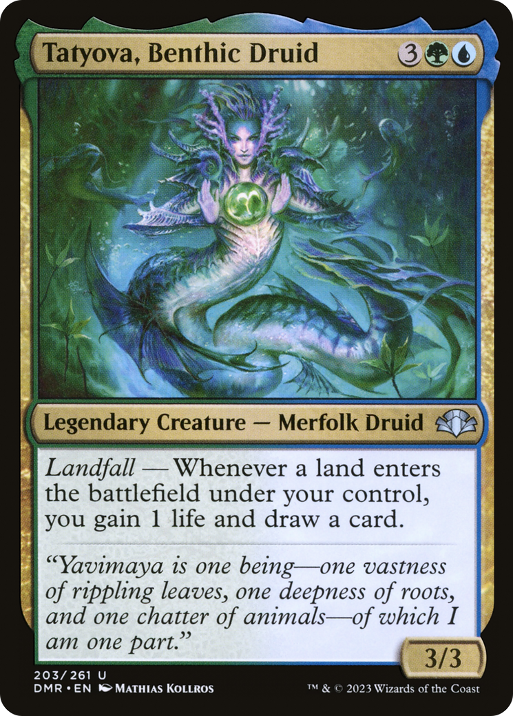 Tatyova, Benthic Druid (DMR-203) - Dominaria Remastered Foil