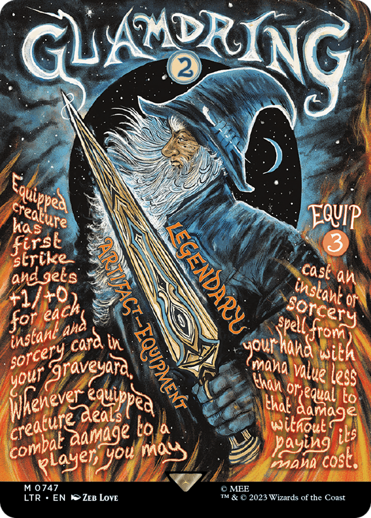 Glamdring (Borderless Poster) (LTR-747) - The Lord of the Rings: Tales of Middle-earth (Borderless)