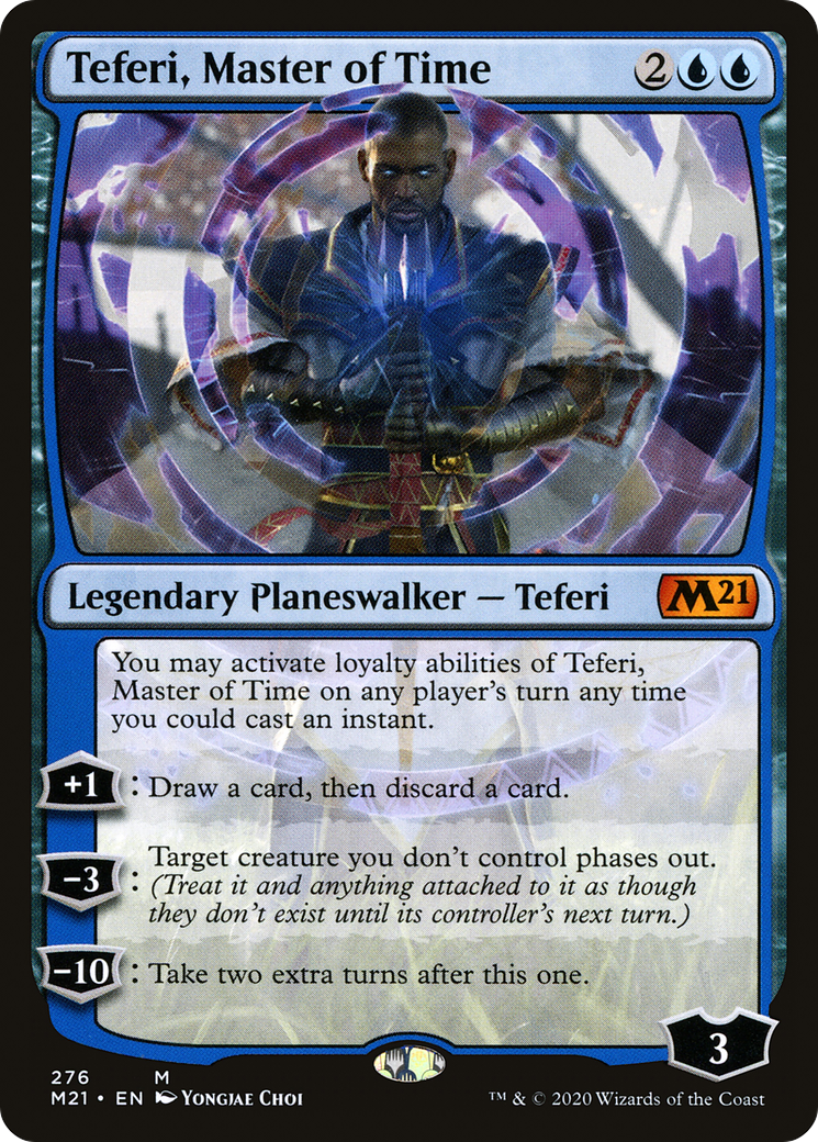 Teferi, Master of Time (276) (M21-276) - Core Set 2021 Foil
