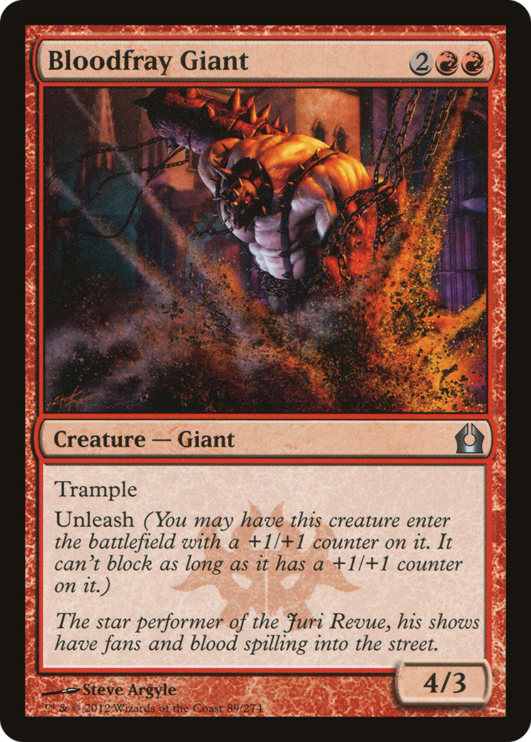 Bloodfray Giant (RTR-089) - Return to Ravnica Foil