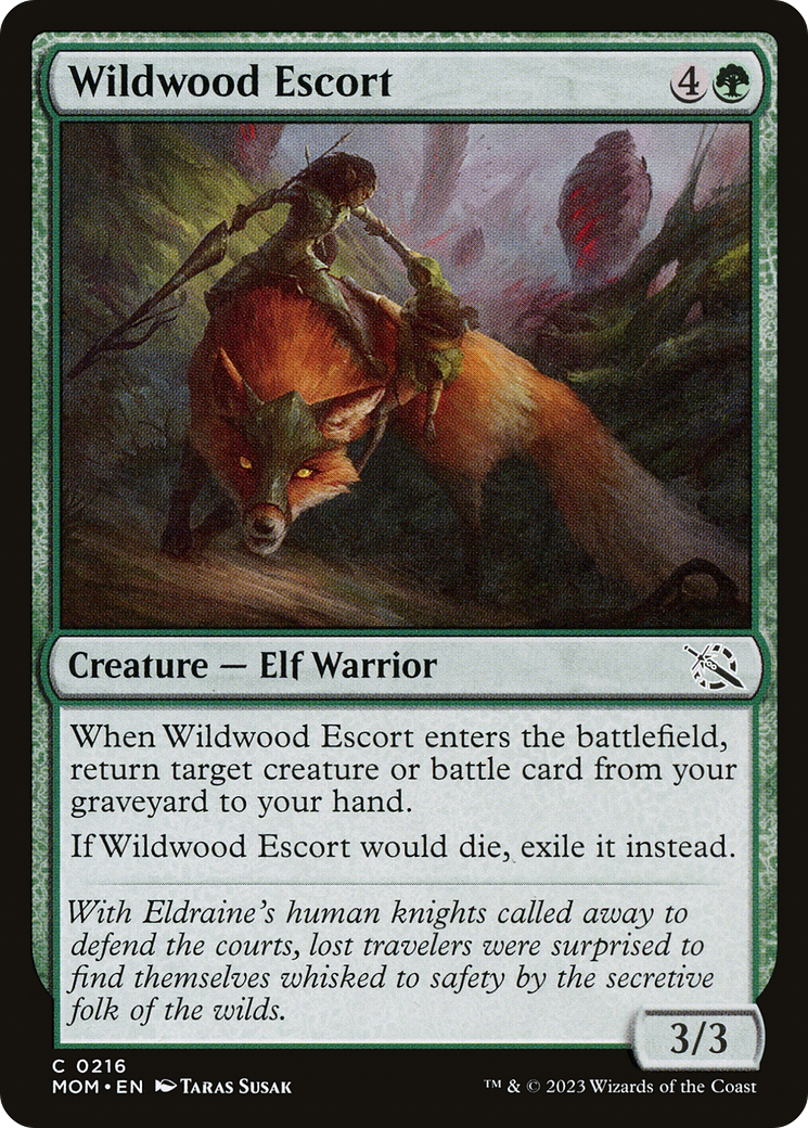 Wildwood Escort (MOM-216) - March of the Machine Foil
