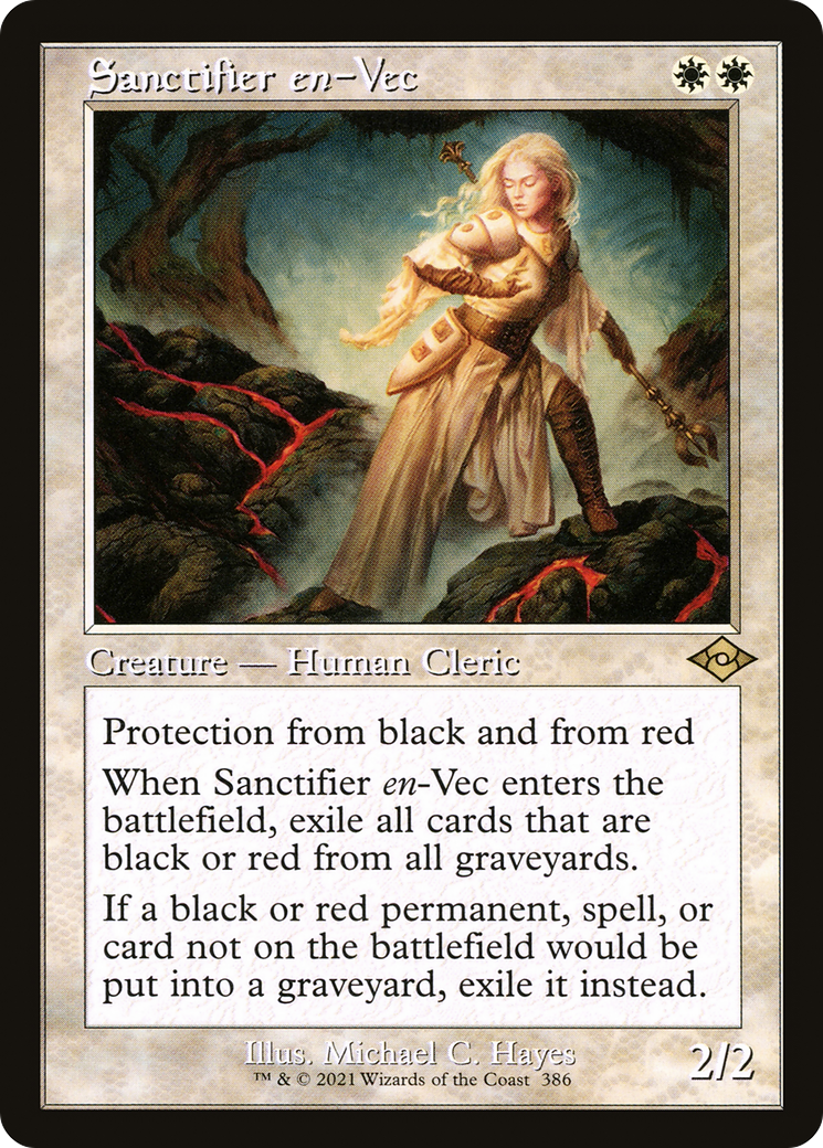 Sanctifier en-Vec (MH2-386) - Feuille gravée Modern Horizons 2