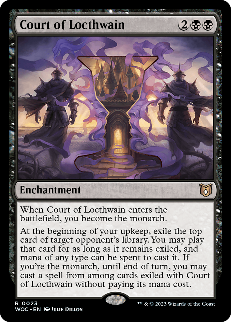 Cour de Locthwain (WOC-023) - Commandant des Terres sauvages d'Eldraine