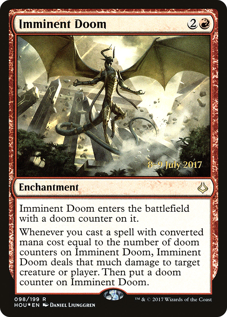 Imminent Doom (PRE-98S) - Hour of Devastation Promos Foil