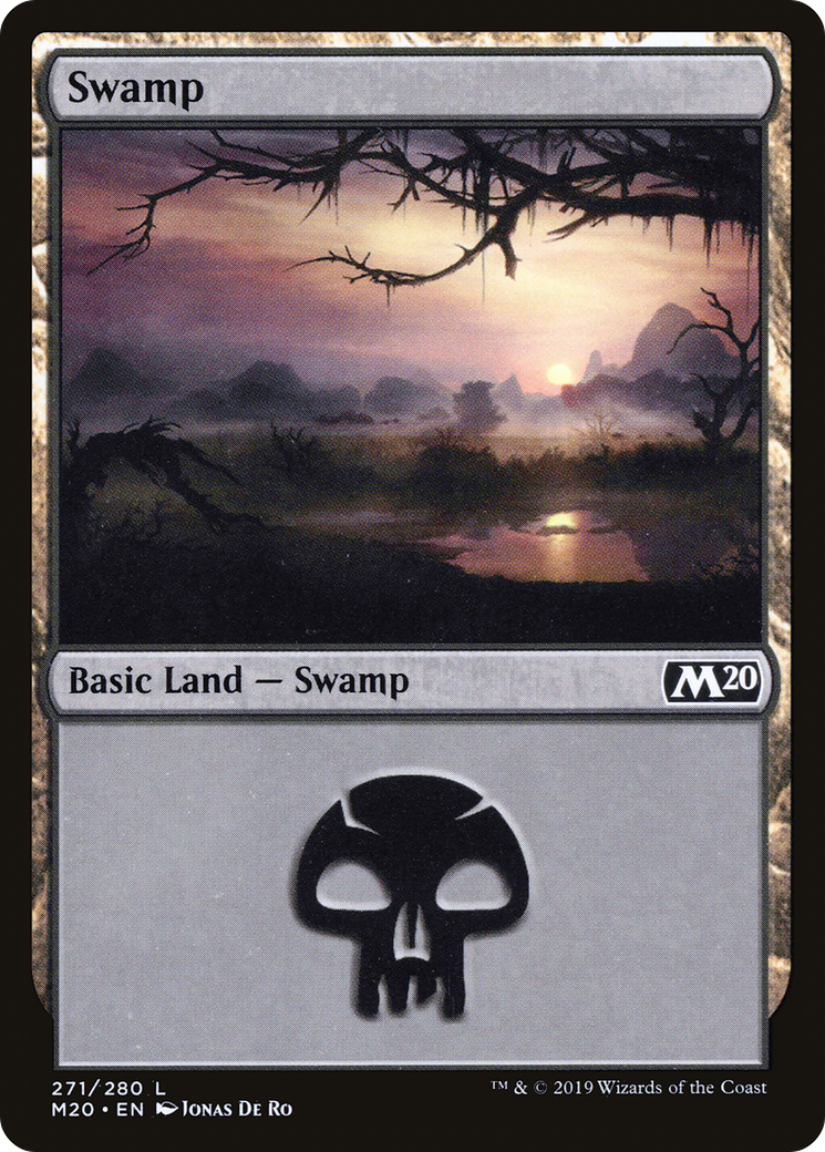 Swamp (271) (M20-271) - Core Set 2020 Foil