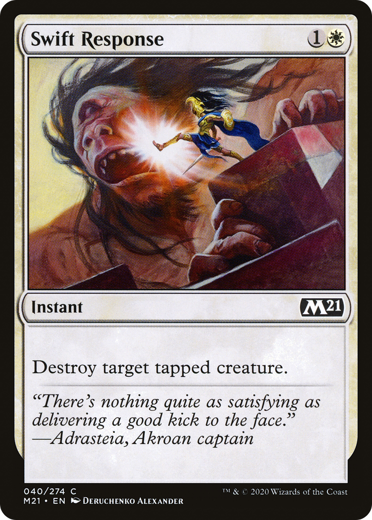 Réponse rapide (M21-040) - Ensemble de base 2021