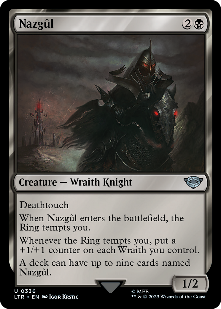 Nazgul (0336) (LTR-336) - The Lord of the Rings: Tales of Middle-earth Foil