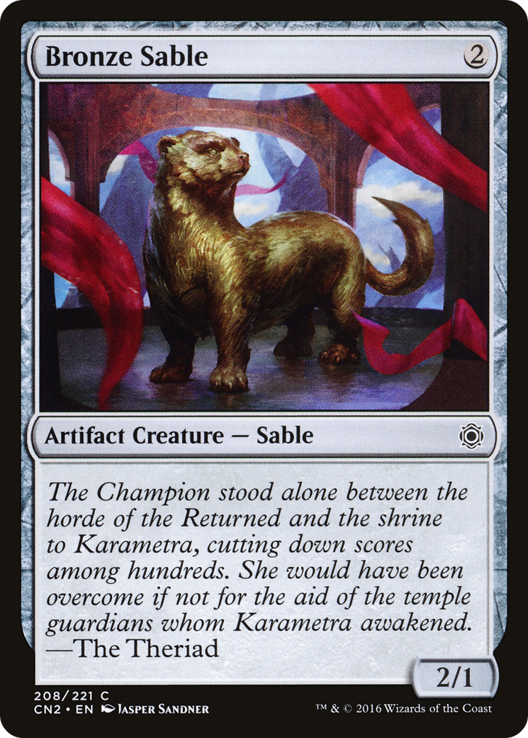 Bronze Sable (CN2-208) - Conspiracy: Take the Crown Foil