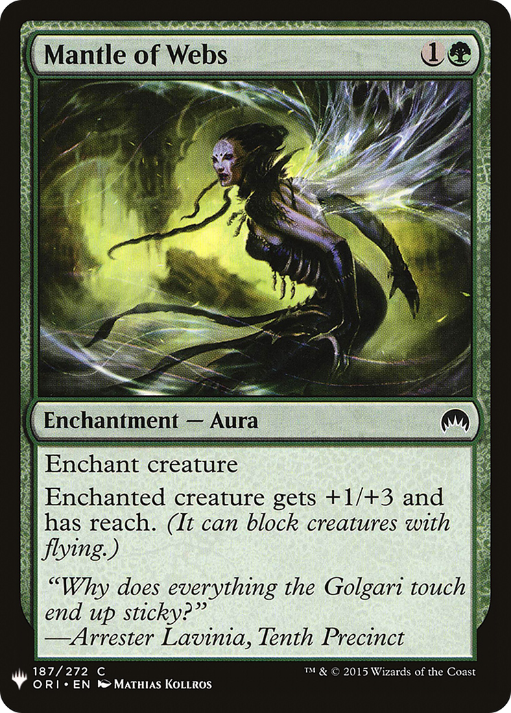 Mantle of Webs (LIST-ORI-187) - The List