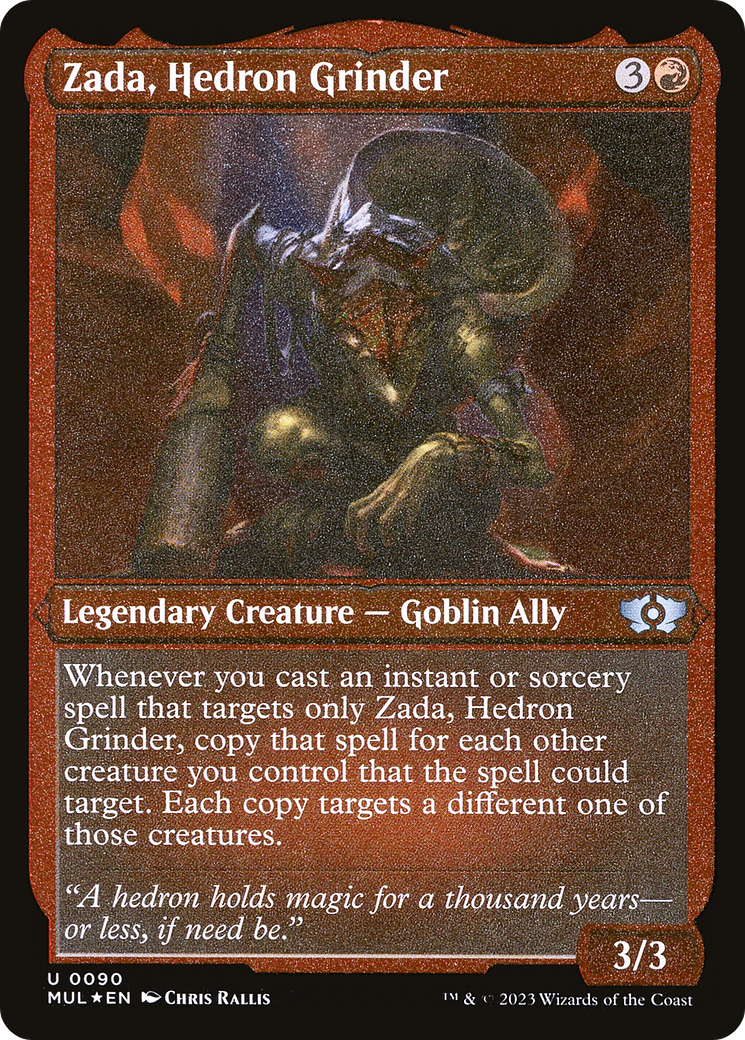 Zada, Hedron Grinder (Foil Etched) (MUL-090) - Multiverse Legends Foil
