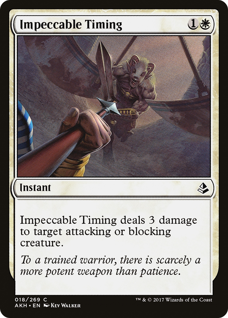 Timing impeccable (AKH-018) - Feuille d'Amonkhet