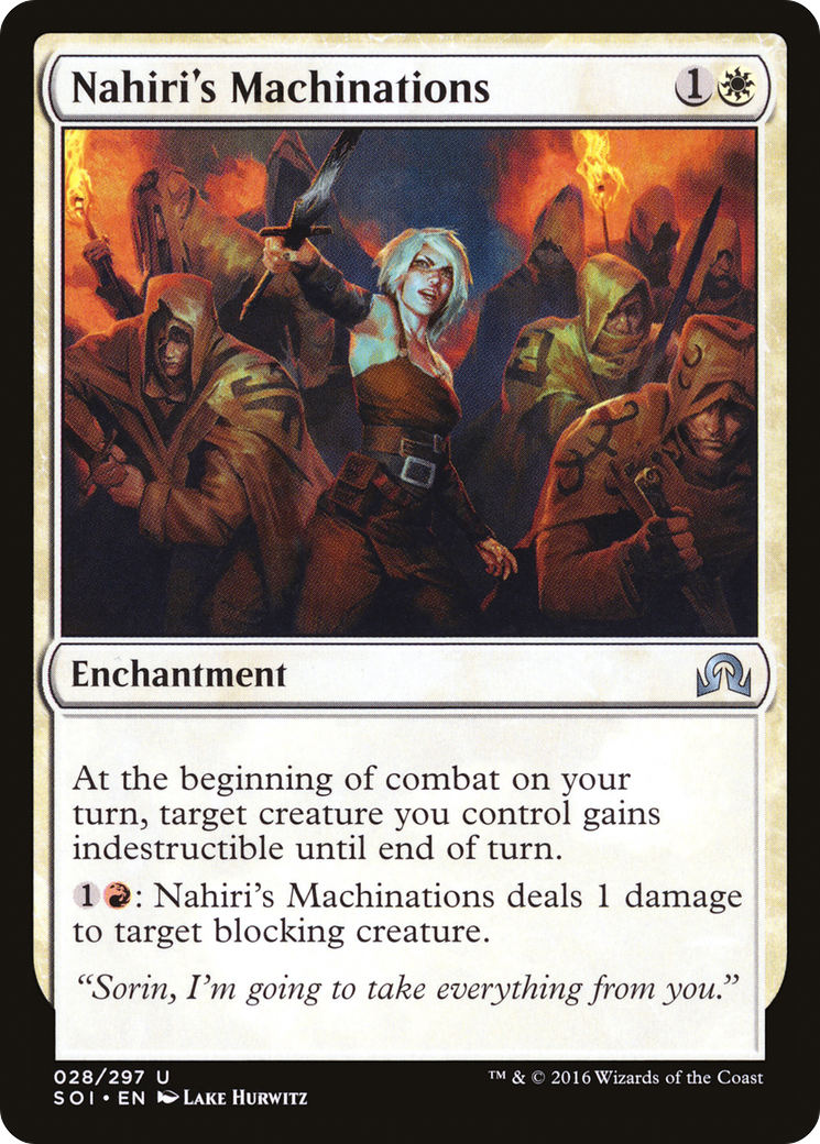 Nahiri's Machinations (SOI-028) - Shadows over Innistrad Foil