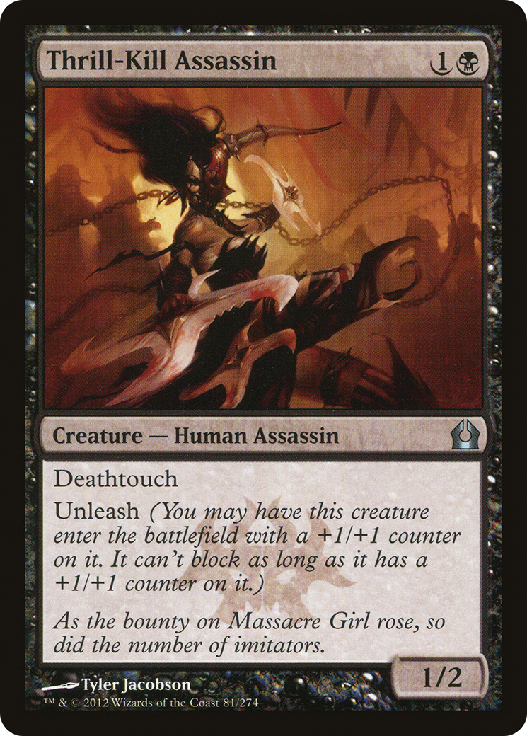 Thrill-Kill Assassin (RTR-081) - Return to Ravnica Foil