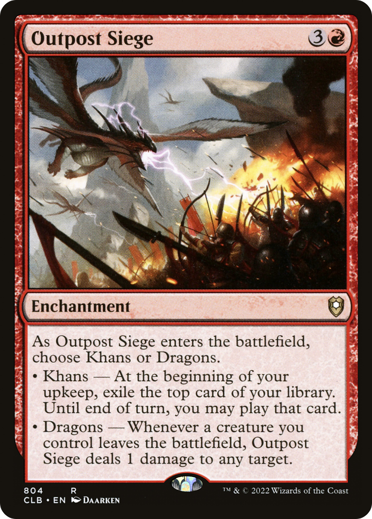 Siège de l'avant-poste (CLB-804) - Commander Legends : La Bataille de Baldur's Gate