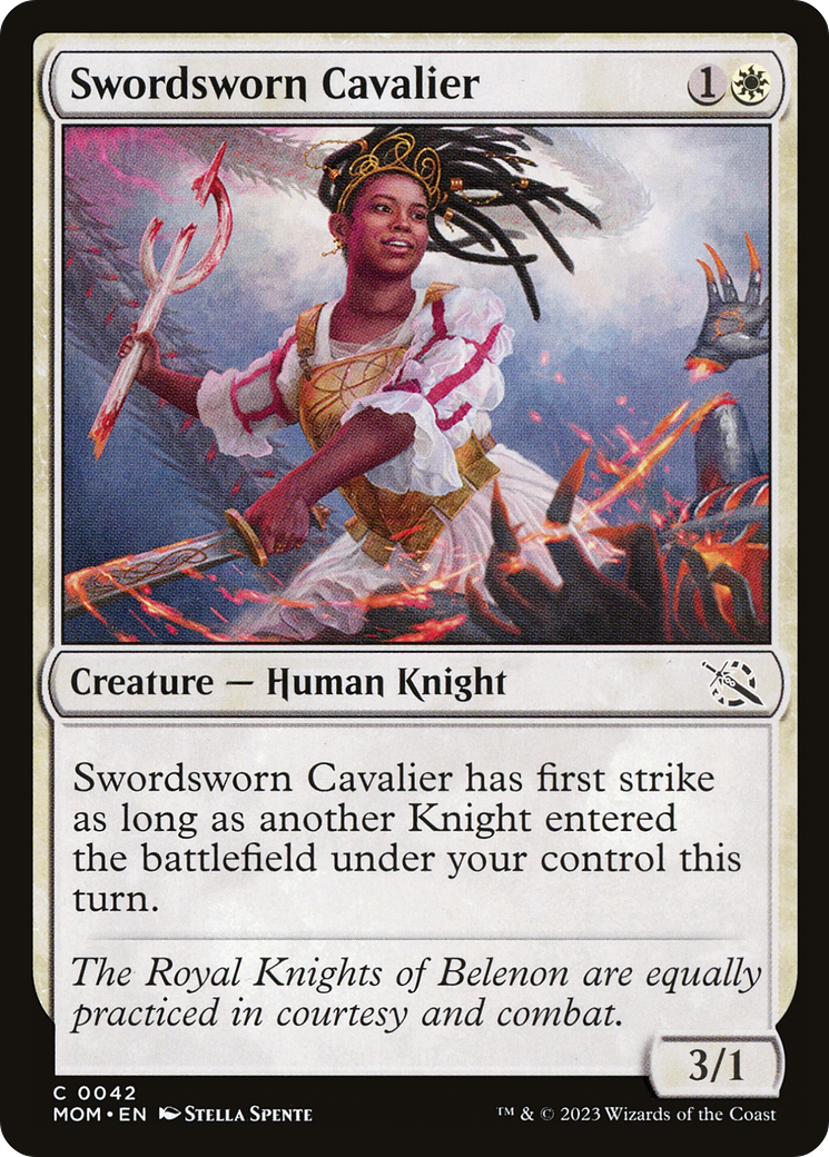 Swordsworn Cavalier (MOM-042) - March of the Machine