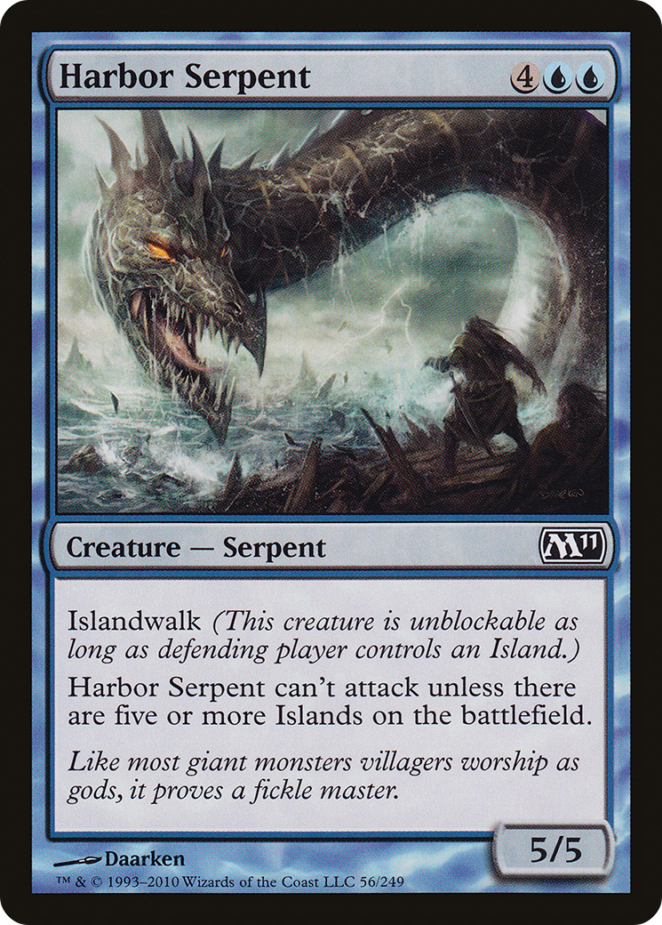 Serpent du port (M11-056) - Magic 2011 Foil