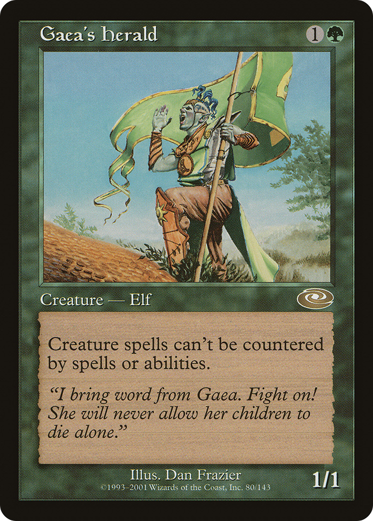 Héraut de Gaïa (PLS-080) - Planeshift Foil