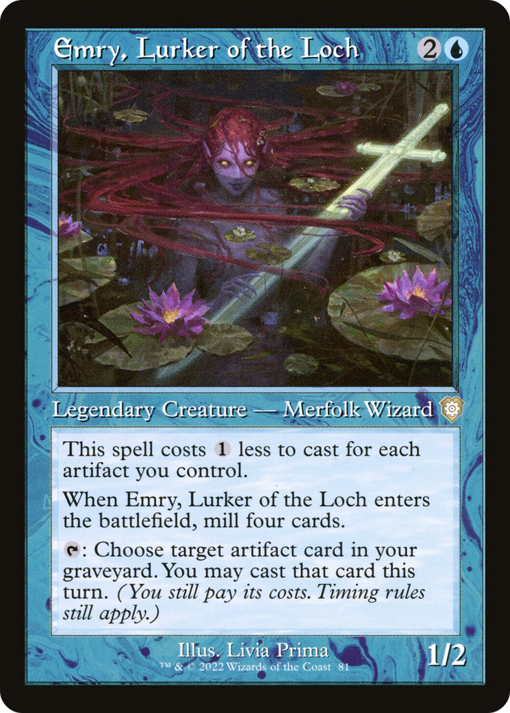 Emry, Lurker of the Loch (Retro Frame) (BRC-081) - The Brothers' War Commander
