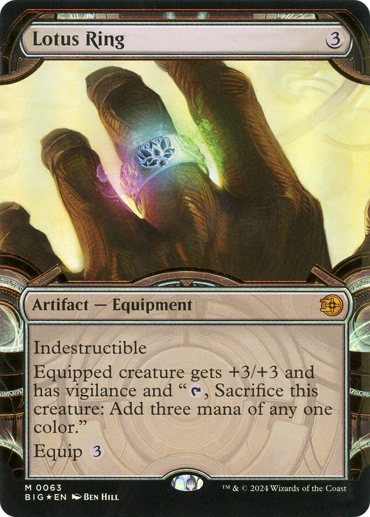 Lotus Ring (BIG-063) - Le grand score : (Showcase) Foil