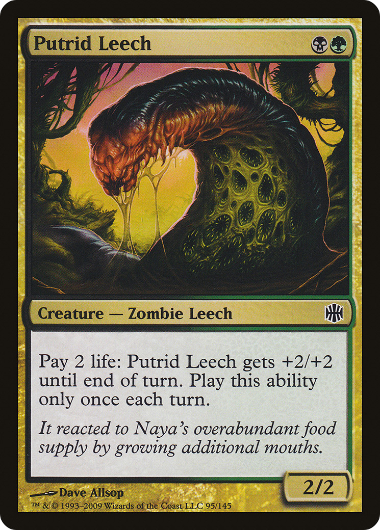 Putrid Leech (ARB-095) - Alara Reborn Foil