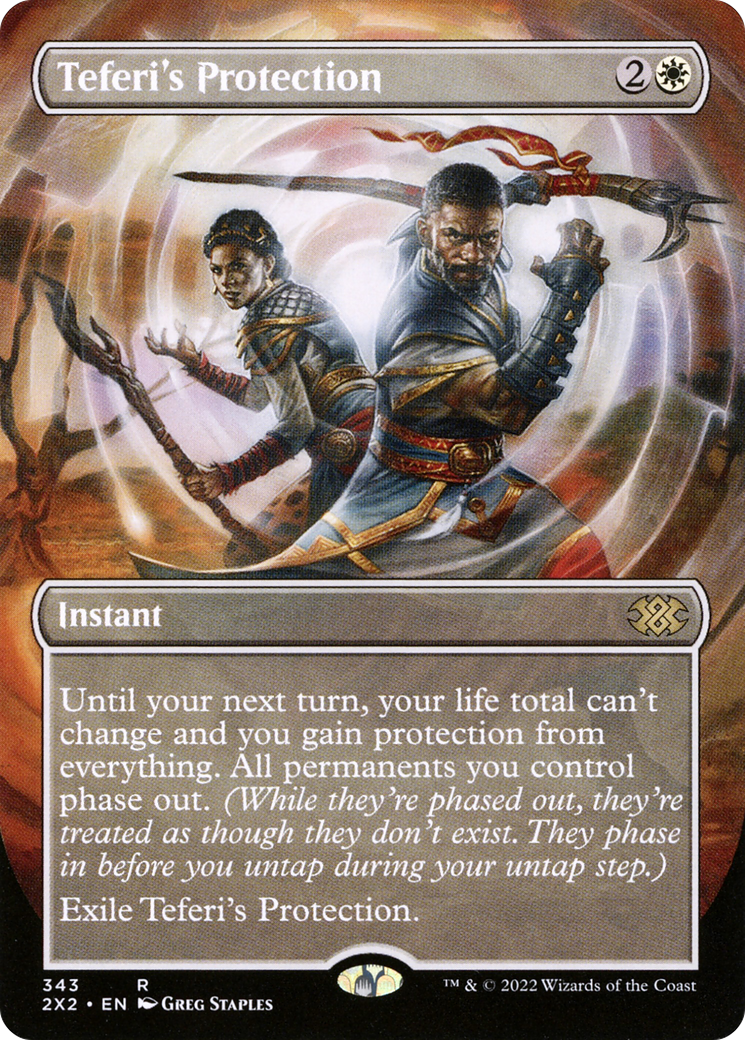 Protection de Téfeiri (2X2-343) - Double Masters 2022 (sans bordure) Foil