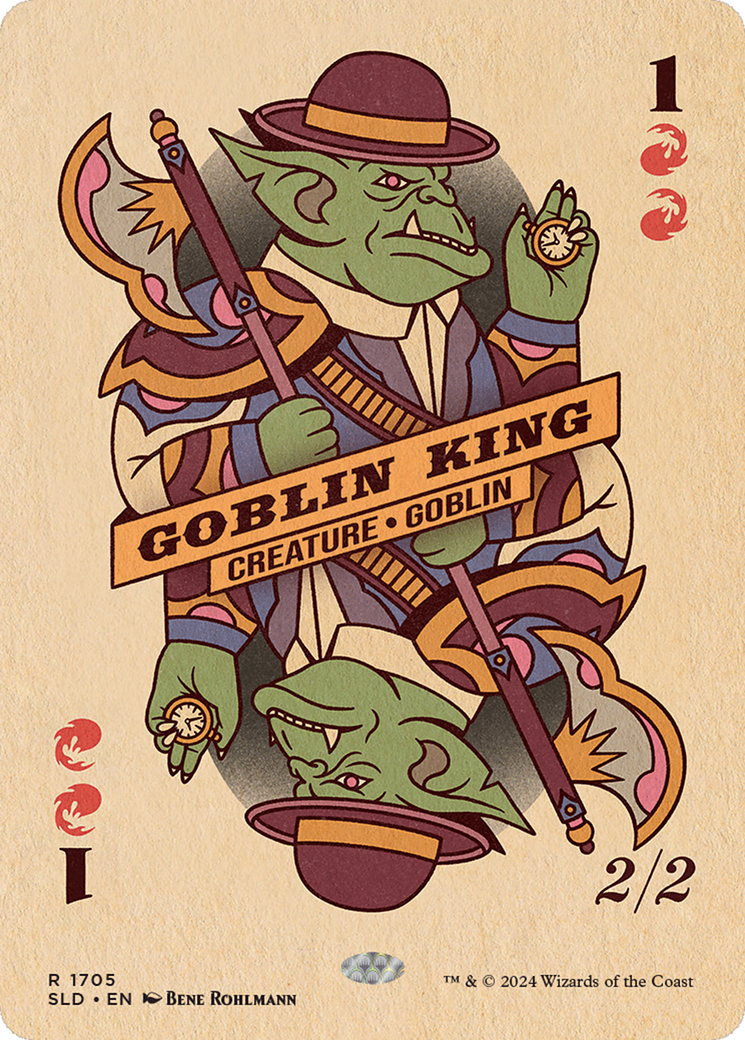 Goblin King (1705) (SLD-1705) - Secret Lair Drop (Borderless)
