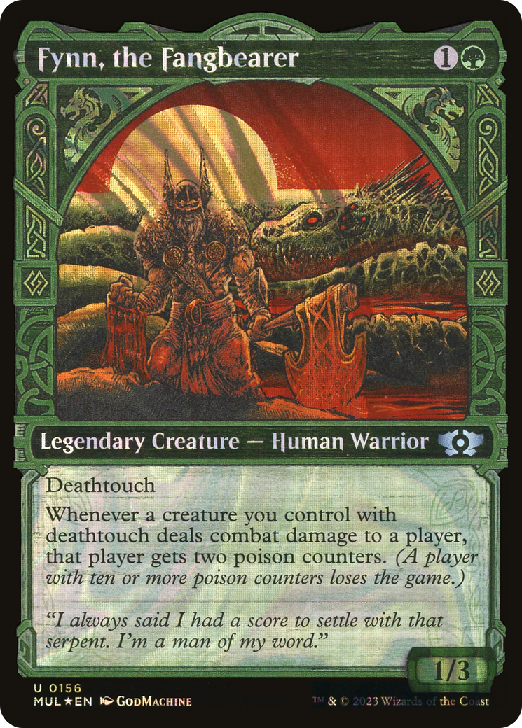 Fynn, the Fangbearer (Halo Foil) (MUL-156) - Multiverse Legends: (Showcase) Foil